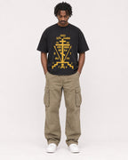 Mockup Boxy Heavyweight Tee Black male full-body 04