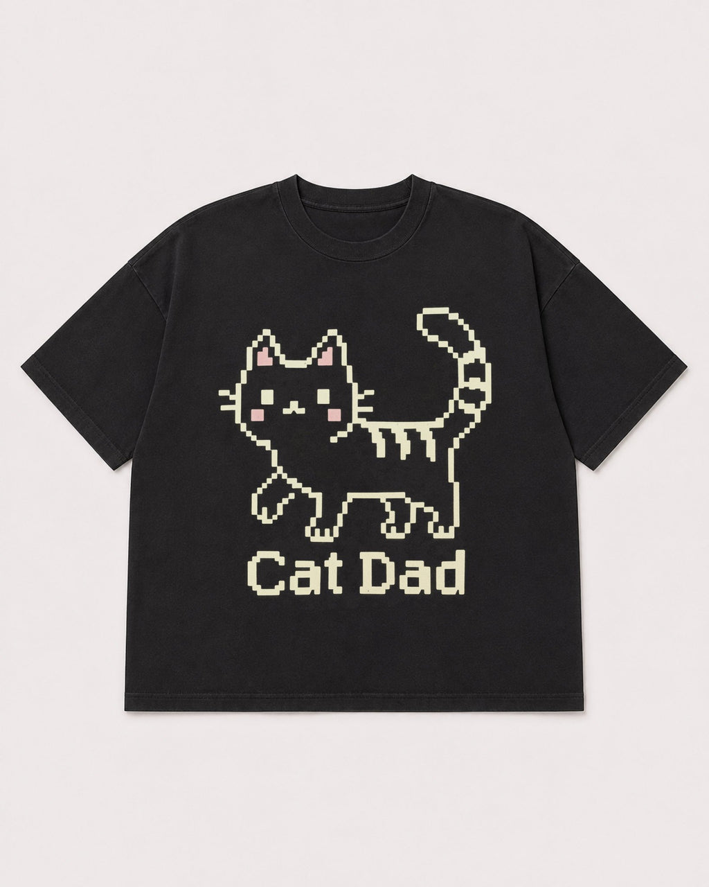 Mockup Boxy Heavyweight Tee Black product