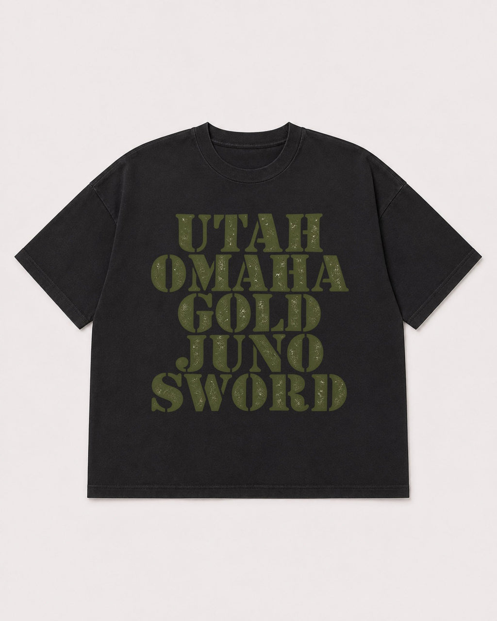 Mockup Boxy Heavyweight Tee Black product