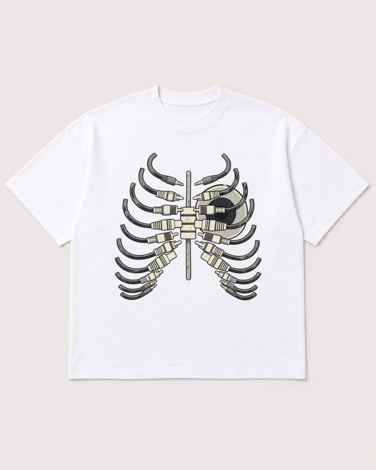 Mockup Boxy Heavyweight Tee White product