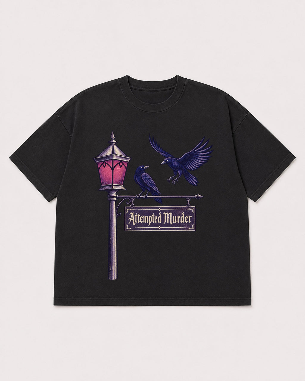 Mockup Boxy Heavyweight Tee Black product