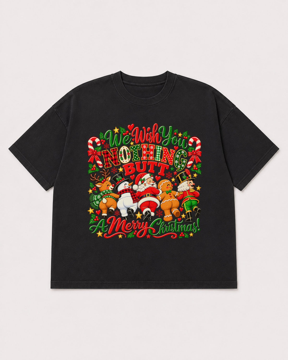Mockup Boxy Heavyweight Tee Black product
