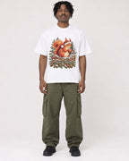 Mockup Boxy Heavyweight Tee White male full-body 04