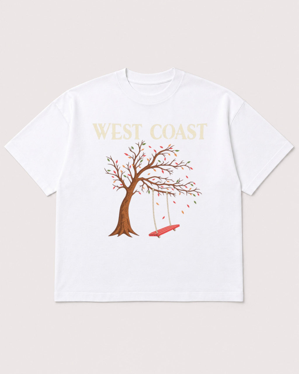 Mockup Boxy Heavyweight Tee White product