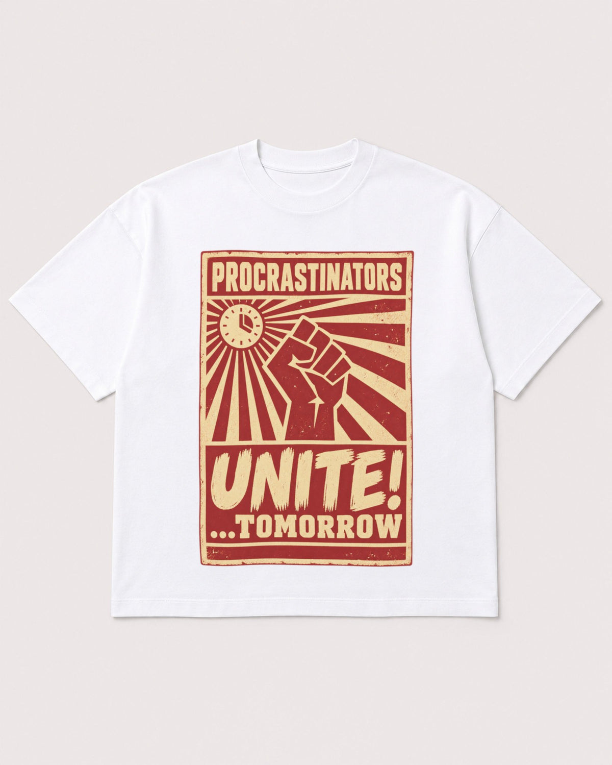 Mockup Boxy Heavyweight Tee White product