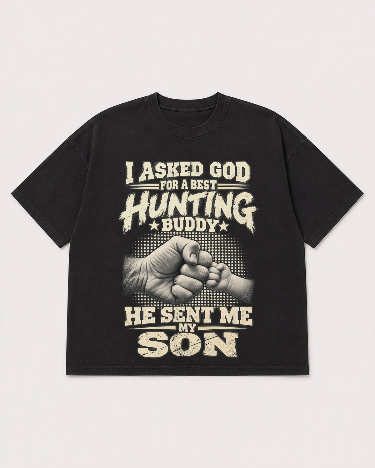 Mockup Boxy Heavyweight Tee Black product