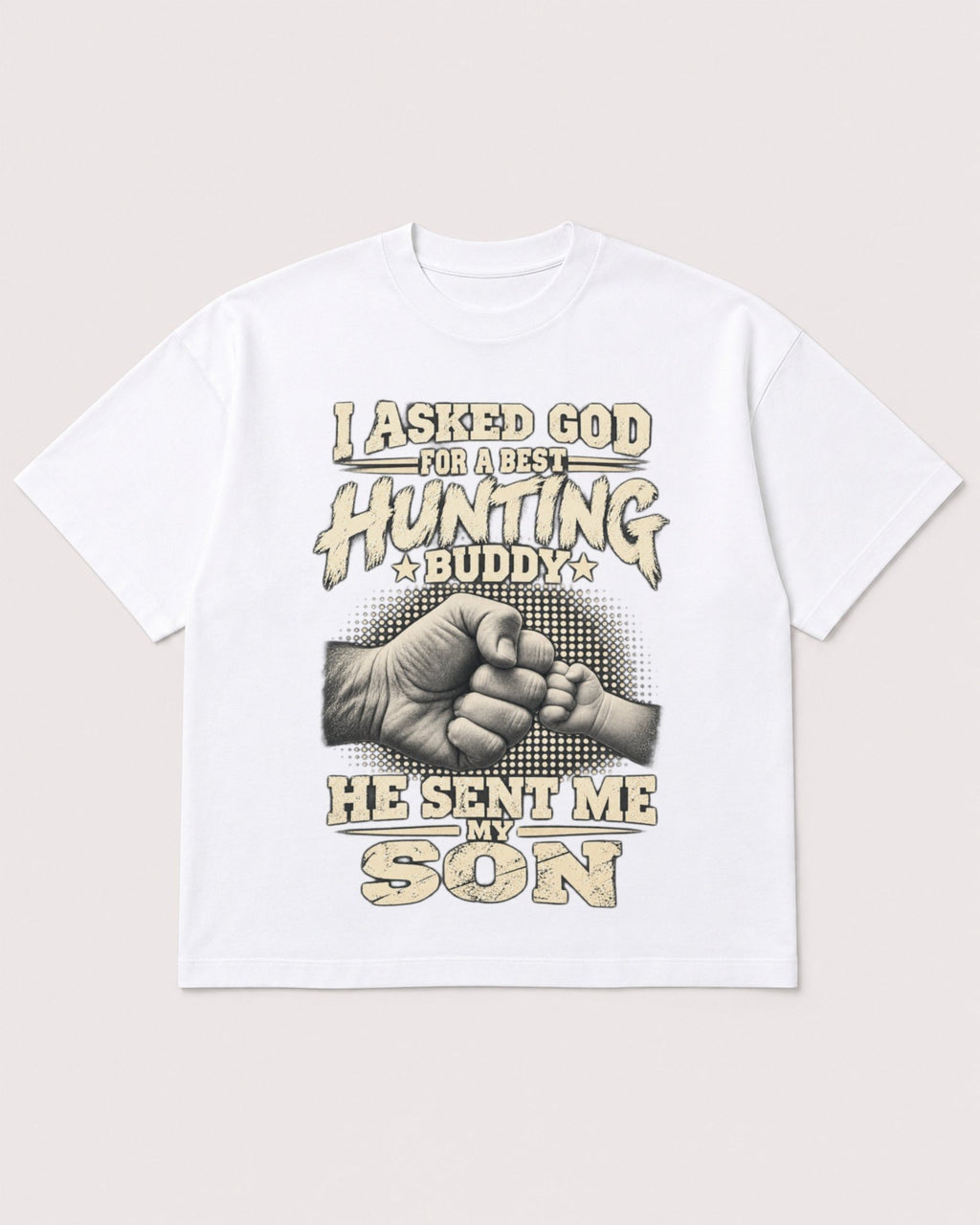 Mockup Boxy Heavyweight Tee White product