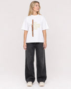 Mockup Boxy Heavyweight Tee White female full-body 08