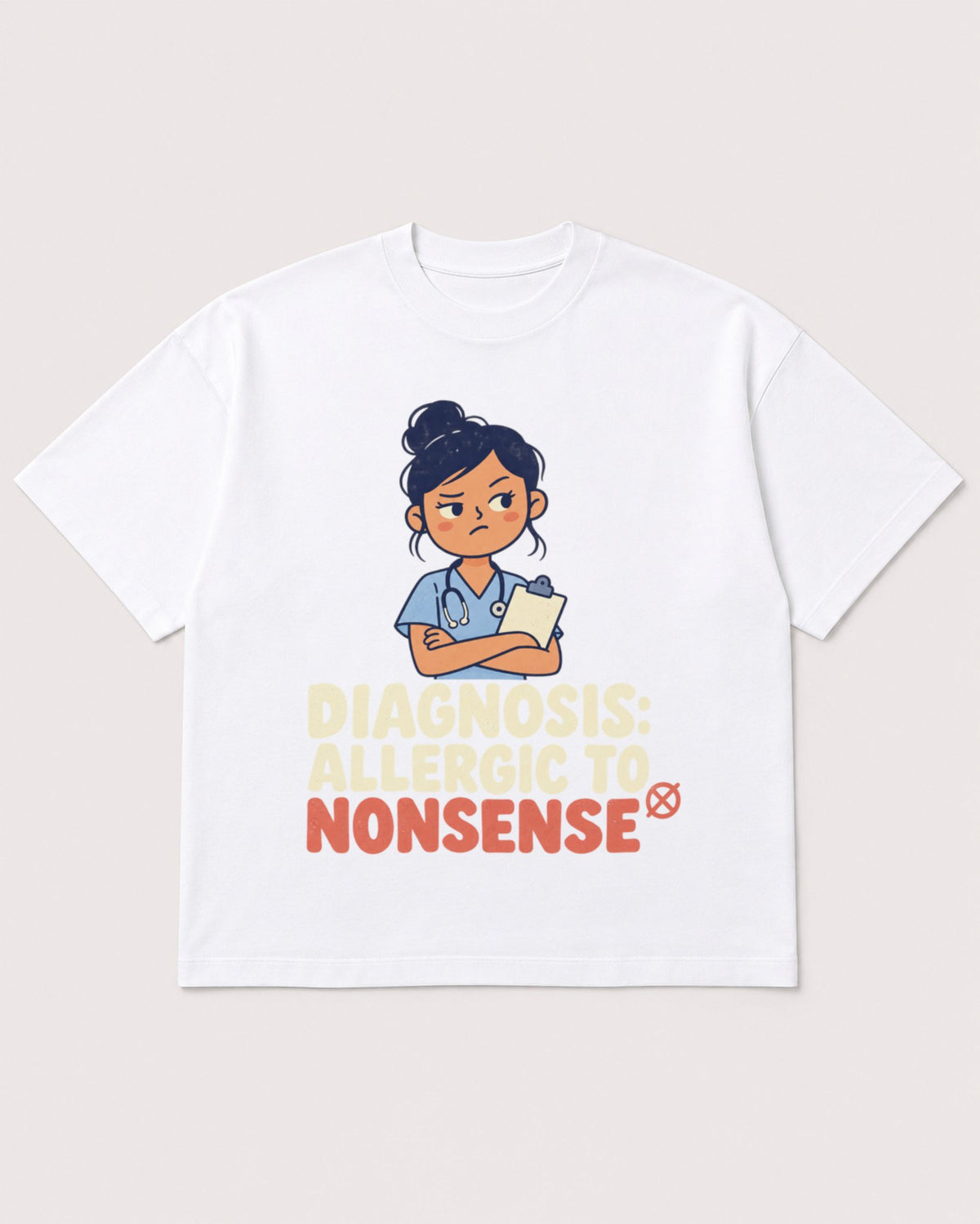 Mockup Boxy Heavyweight Tee White product