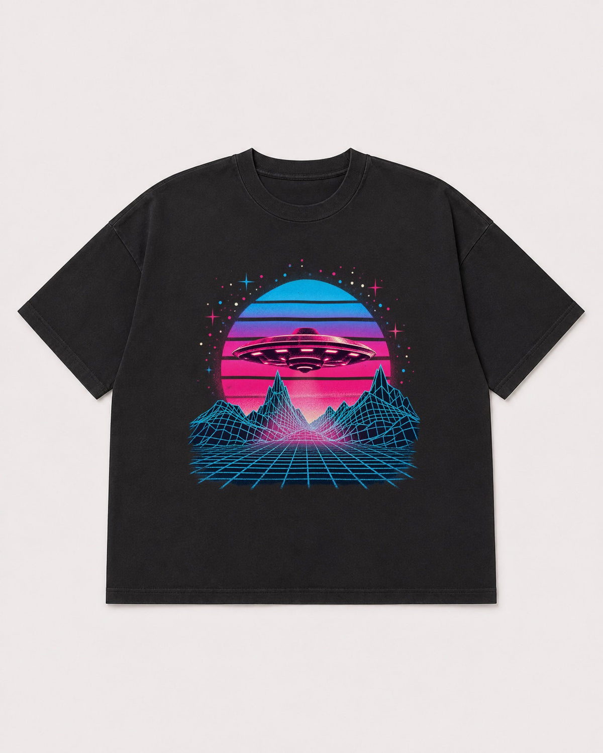 Mockup Boxy Heavyweight Tee Black product