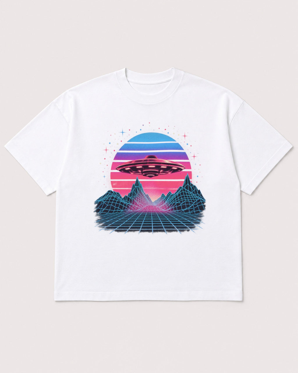 Mockup Boxy Heavyweight Tee White product
