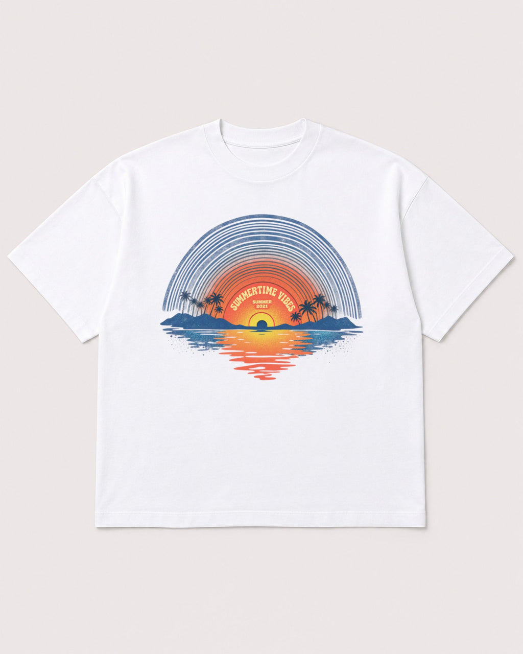 Mockup Boxy Heavyweight Tee White product