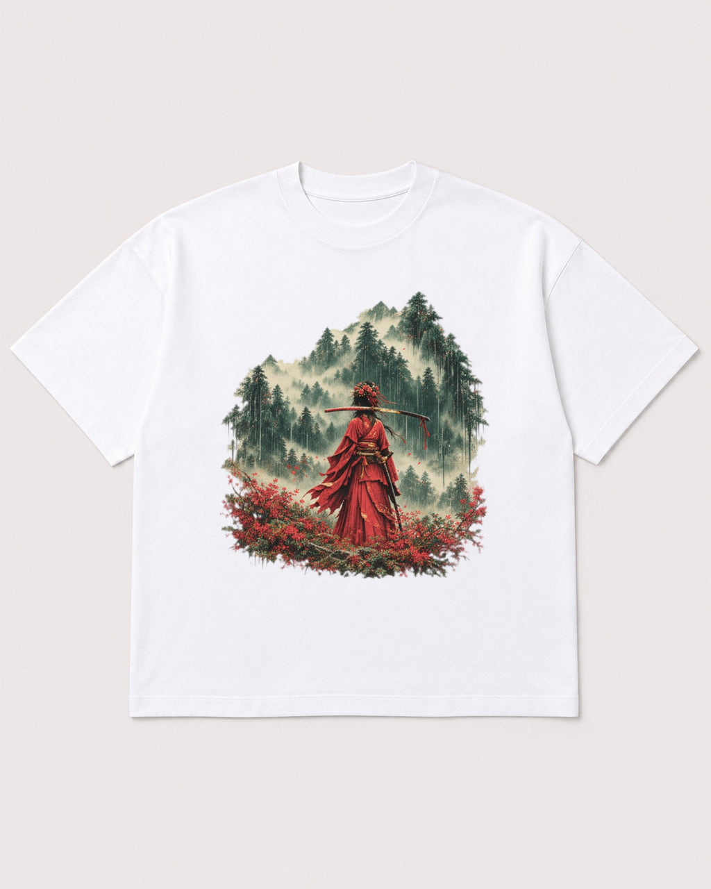 Mockup Boxy Heavyweight Tee White product