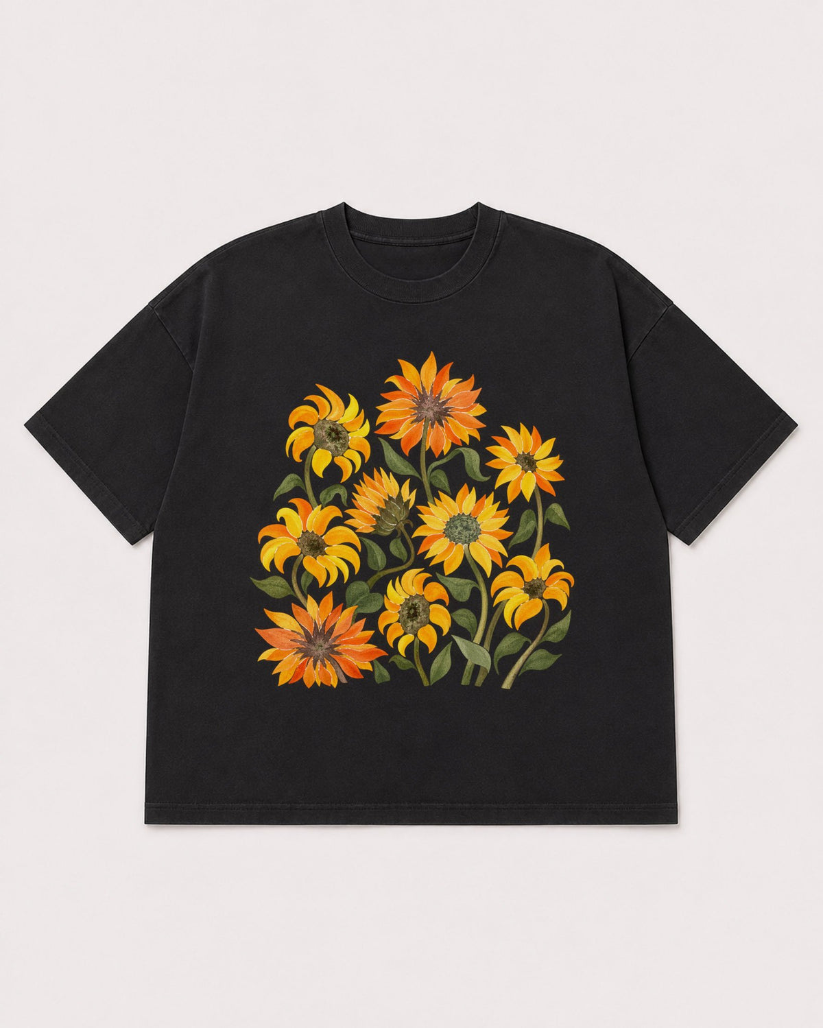 Mockup Boxy Heavyweight Tee Black product