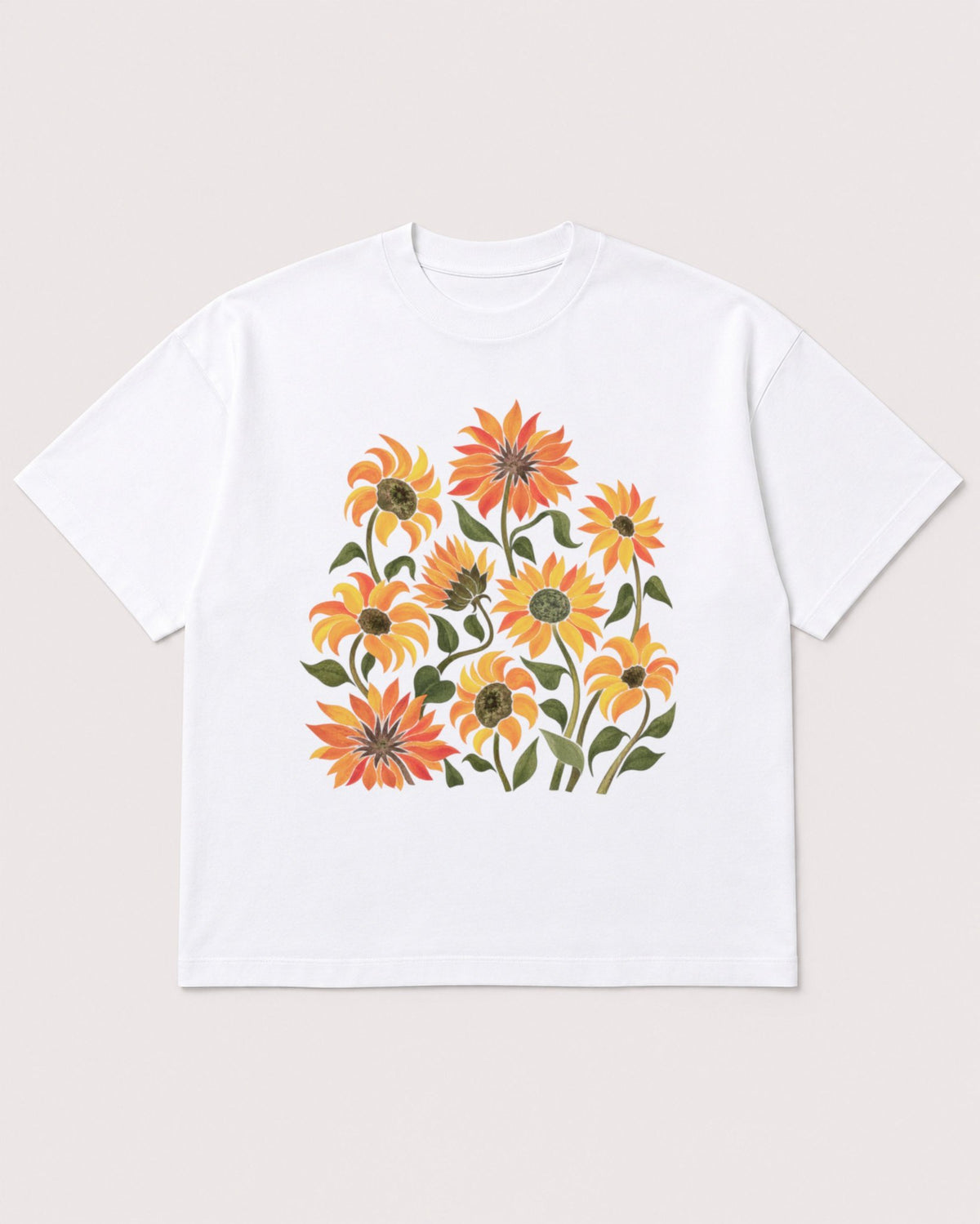 Mockup Boxy Heavyweight Tee White product