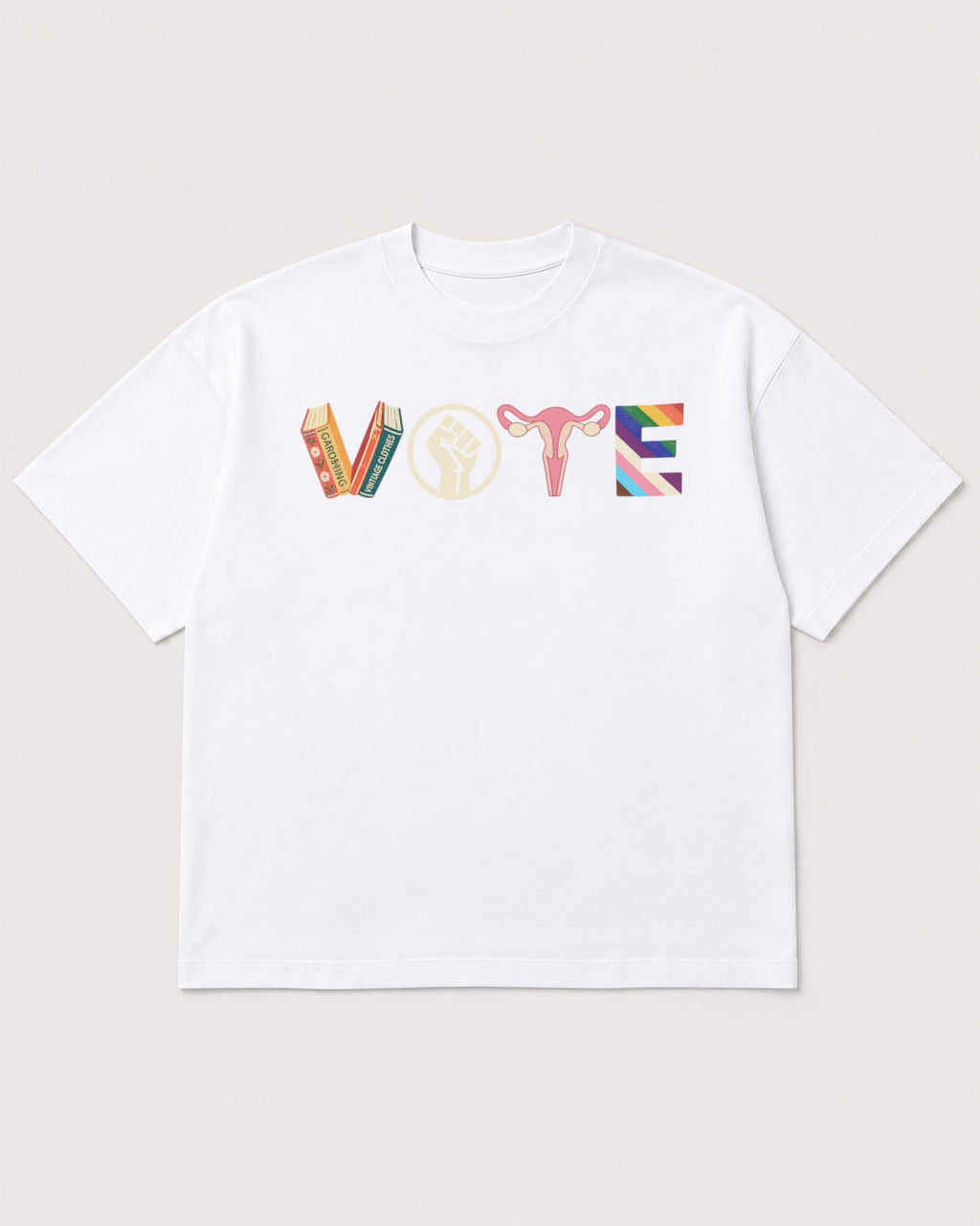 Mockup Boxy Heavyweight Tee White product