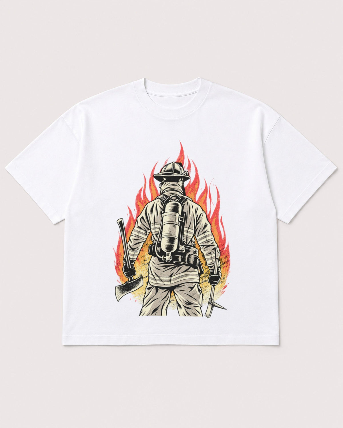 Mockup Boxy Heavyweight Tee White product
