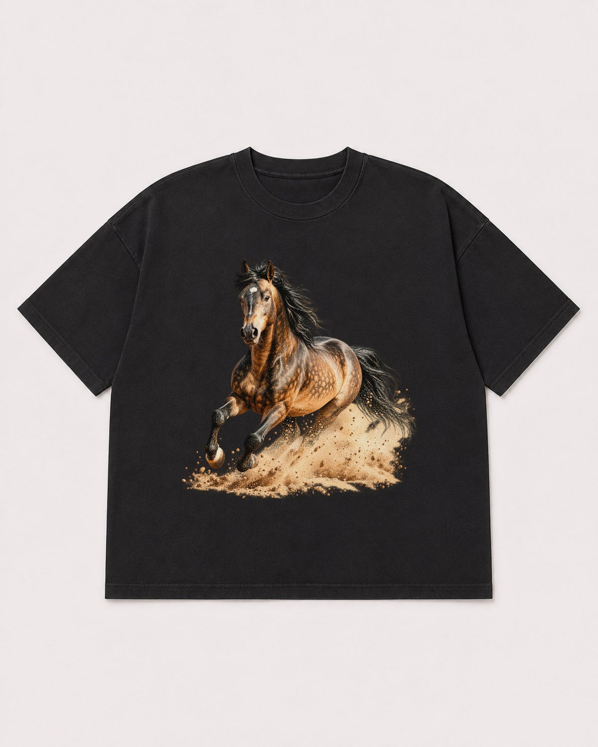 Mockup Boxy Heavyweight Tee Black product