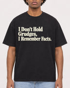 Mockup Boxy Heavyweight Tee Black male close-up 45