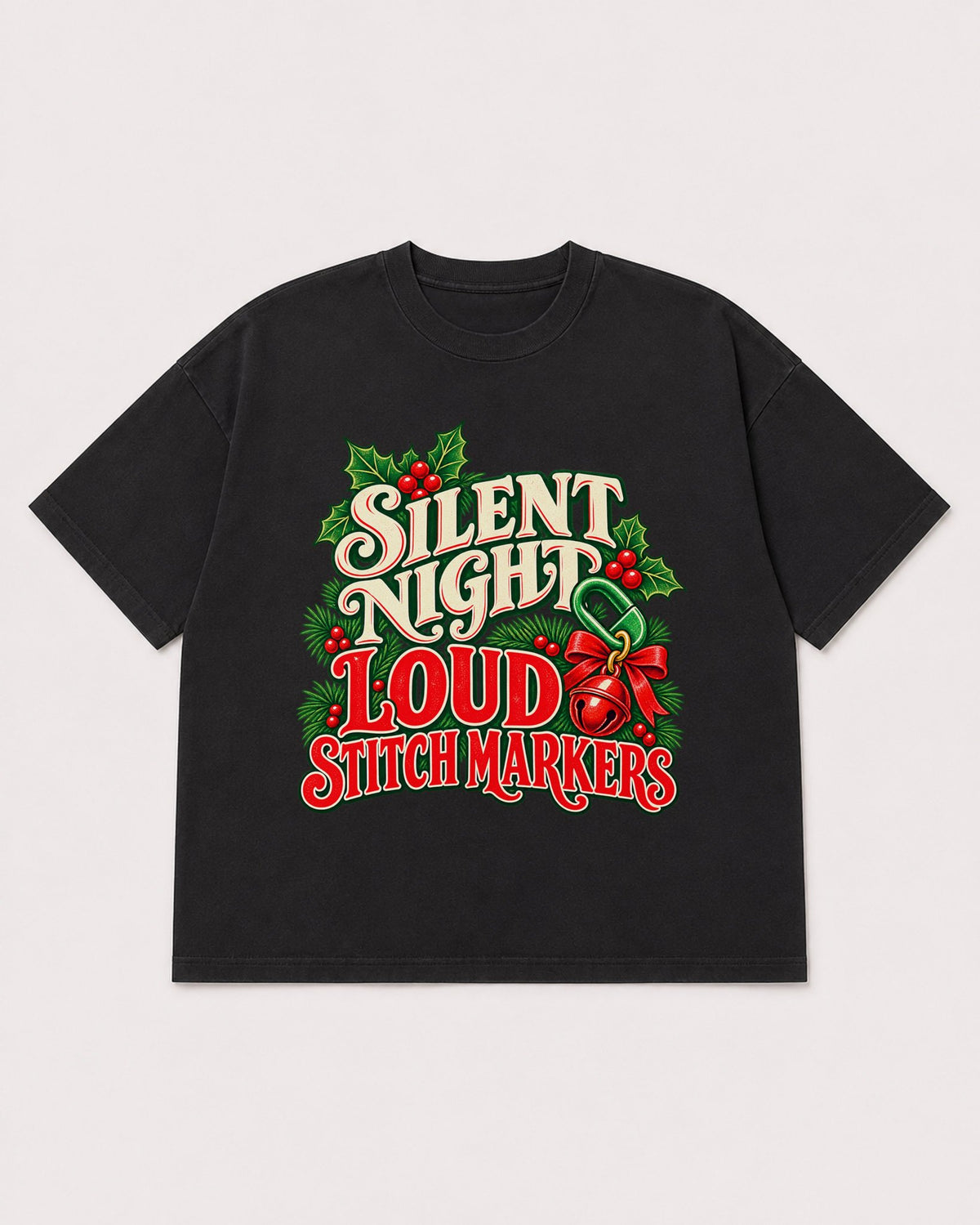 Mockup Boxy Heavyweight Tee Black product