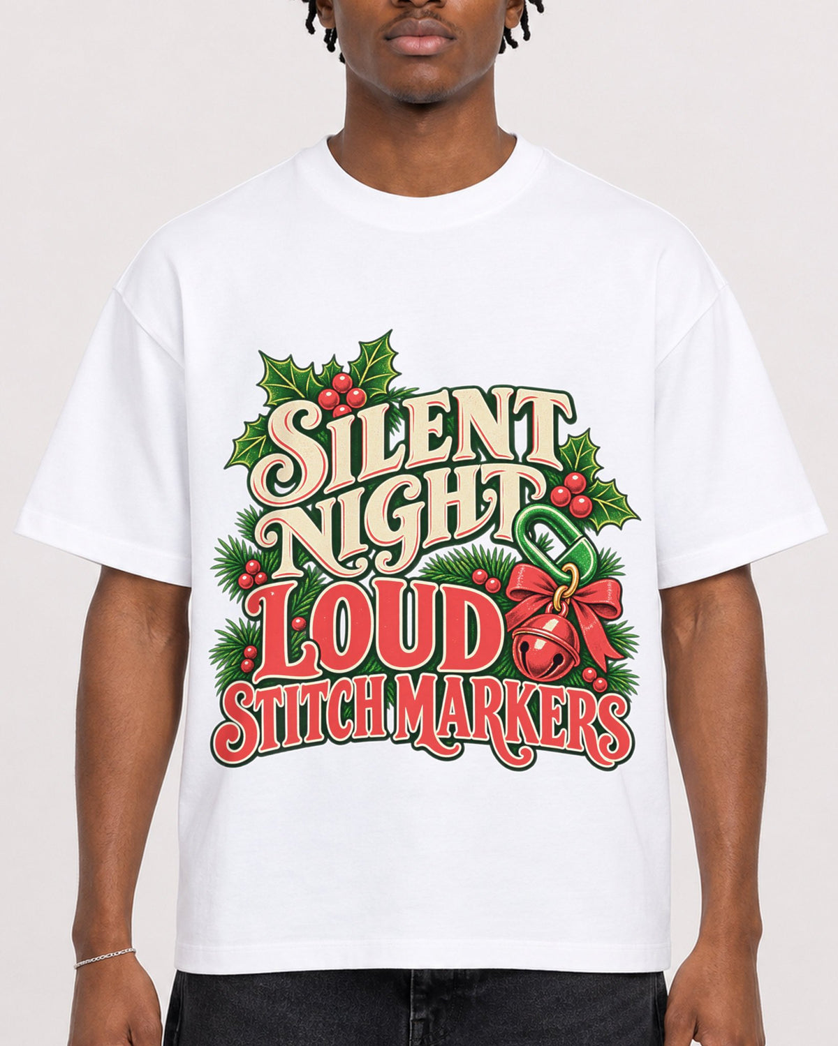 Mockup Boxy Heavyweight Tee White male close-up 05