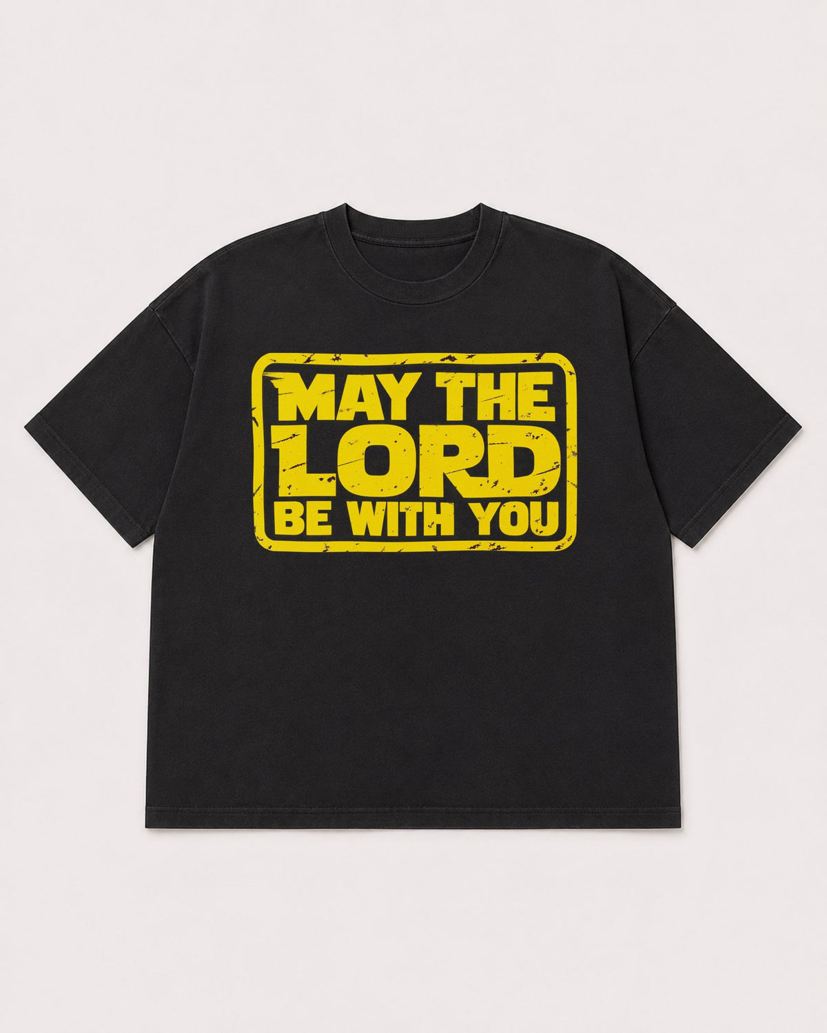 Mockup Boxy Heavyweight Tee Black product