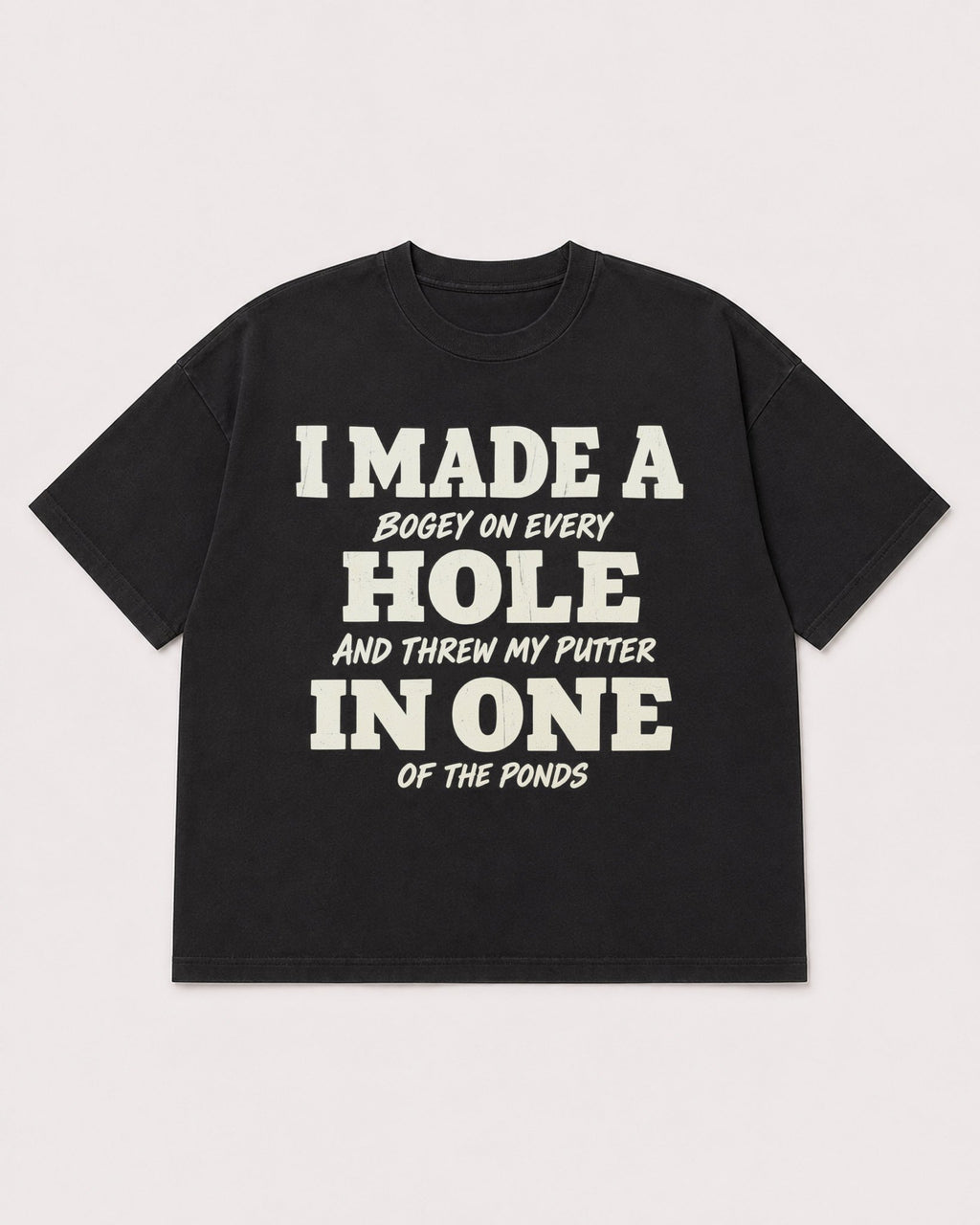 Mockup Boxy Heavyweight Tee Black product