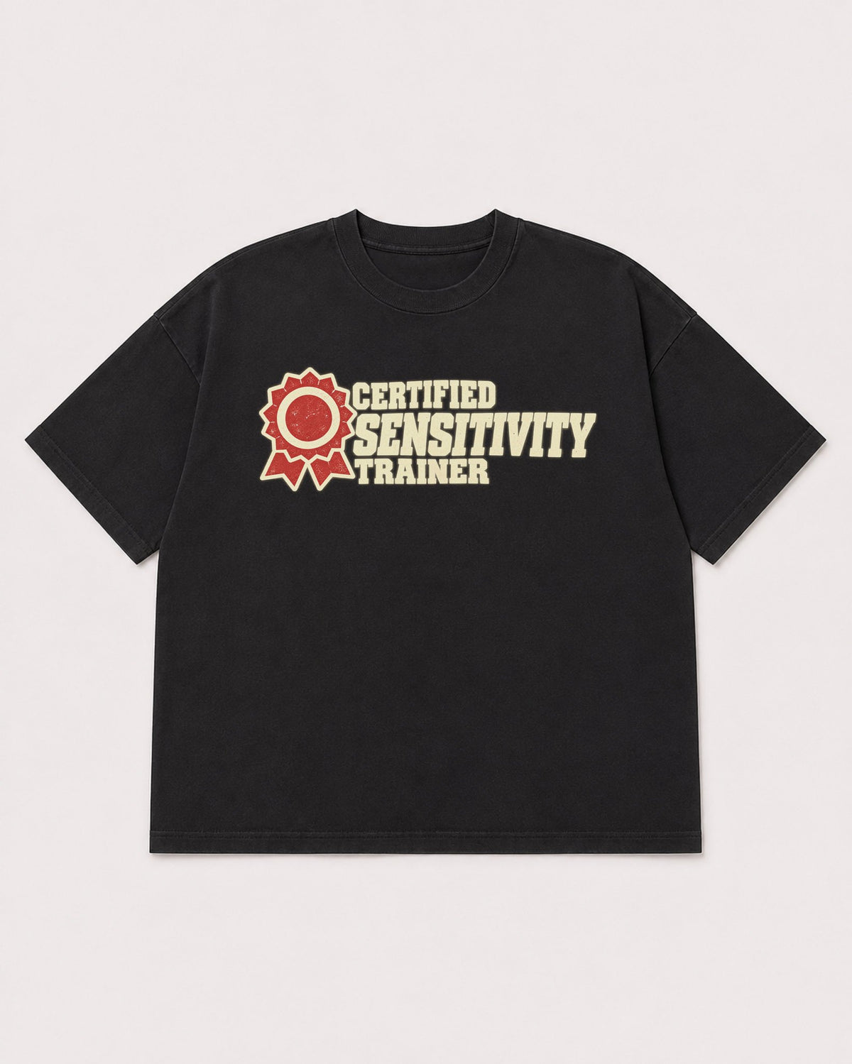 Mockup Boxy Heavyweight Tee Black product