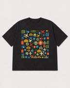 Mockup Boxy Heavyweight Tee Black product