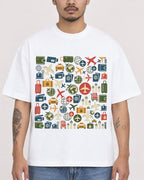 Mockup Boxy Heavyweight Tee White male close-up 12