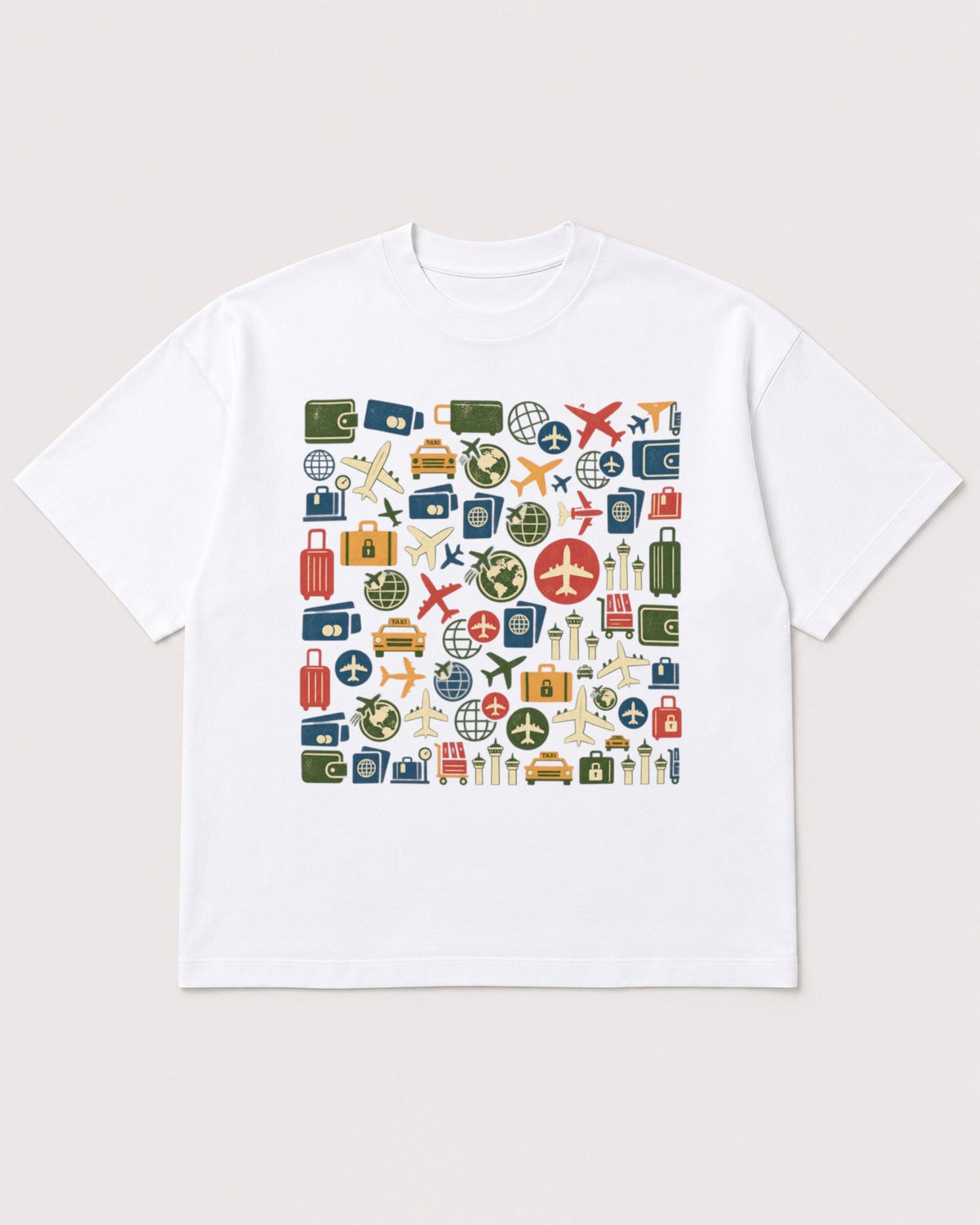 Mockup Boxy Heavyweight Tee White product