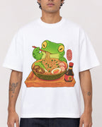 Mockup Boxy Heavyweight Tee White male close-up 06