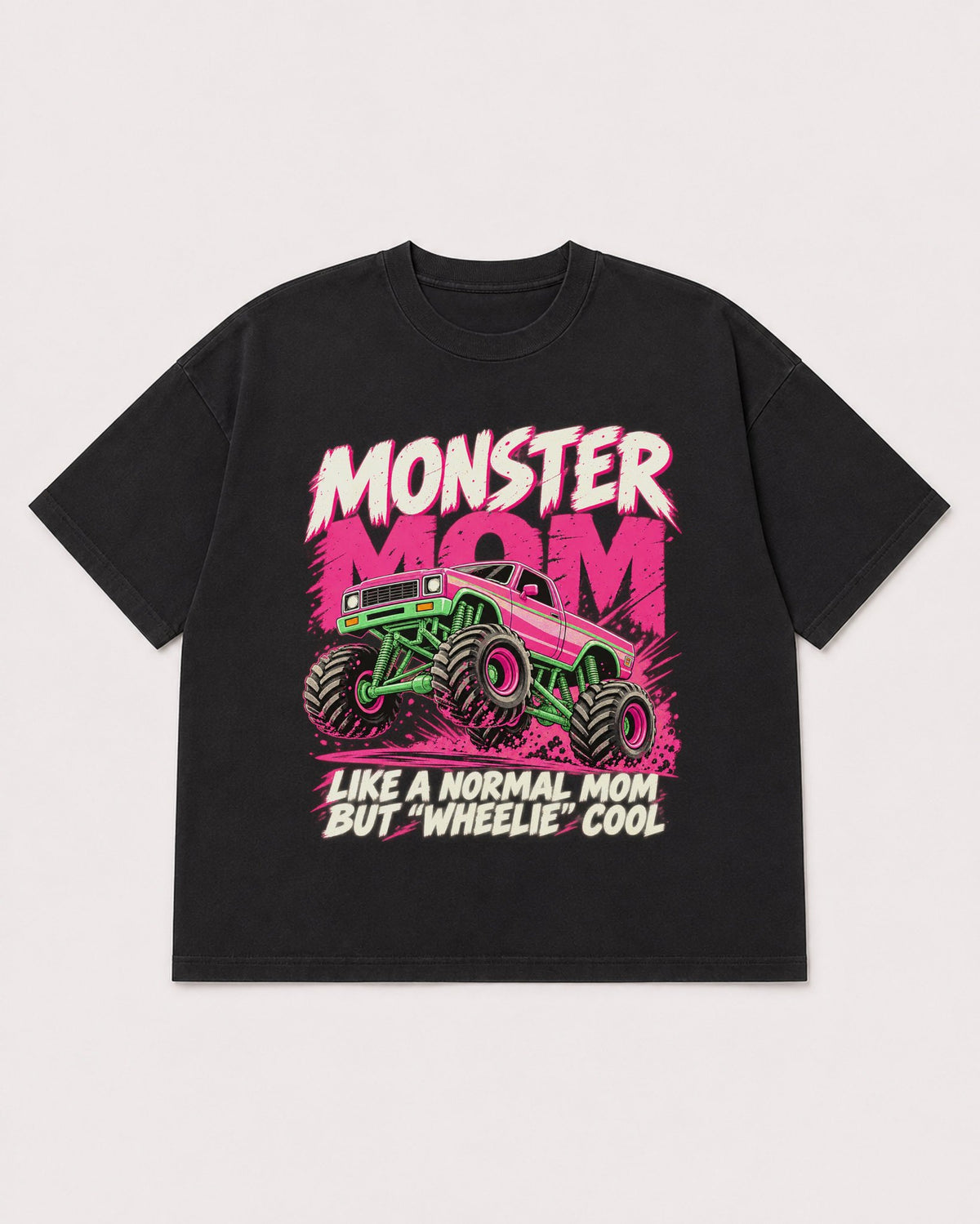 Mockup Boxy Heavyweight Tee Black product
