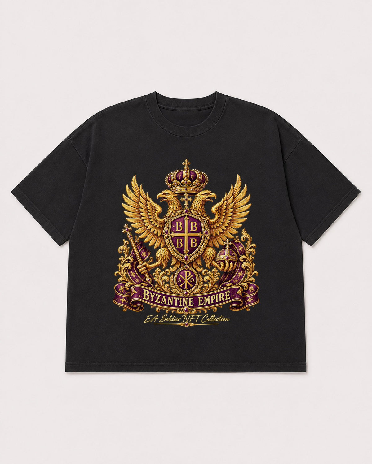 Mockup Boxy Heavyweight Tee Black product