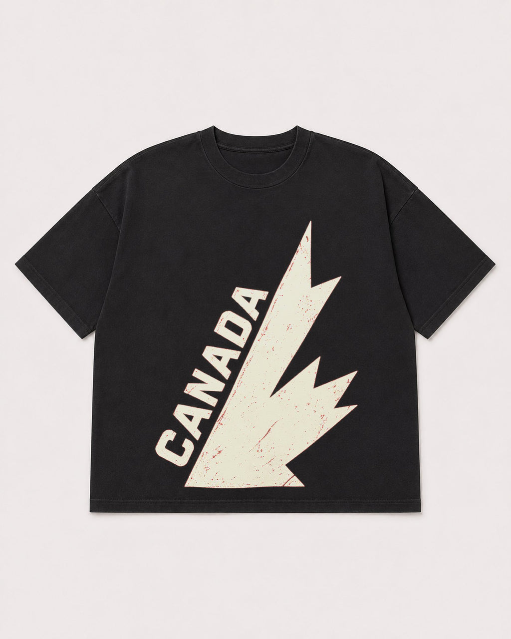 Mockup Boxy Heavyweight Tee Black product