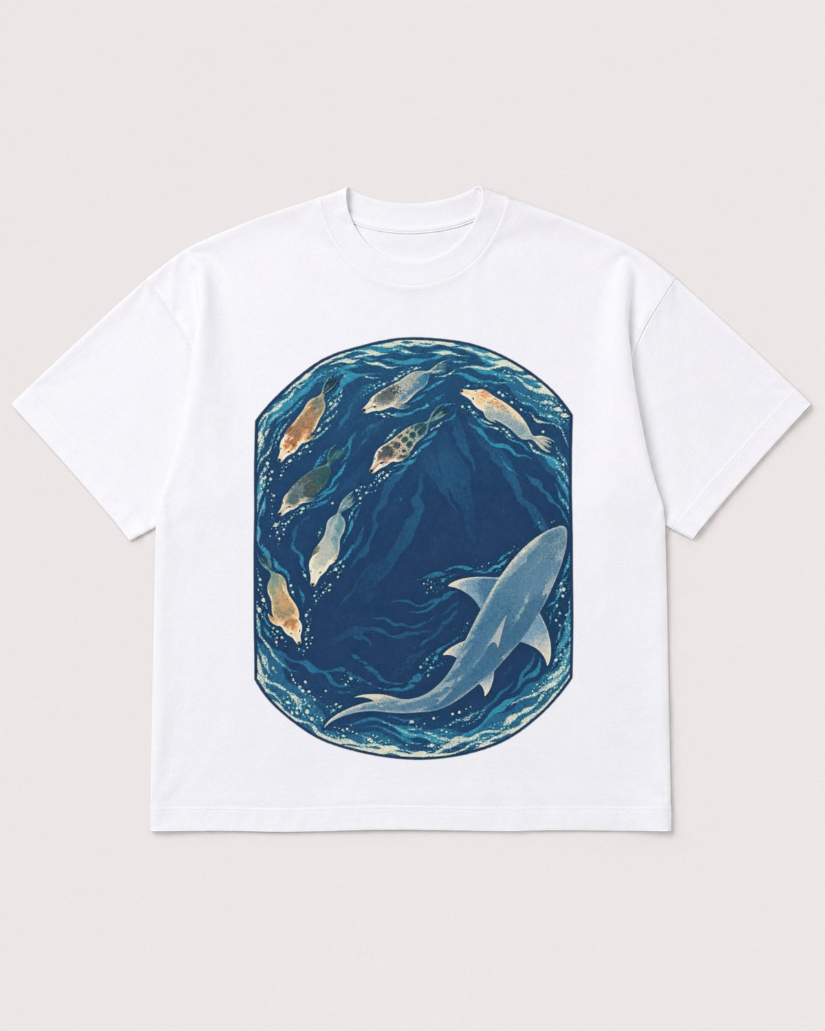 Mockup Boxy Heavyweight Tee White product