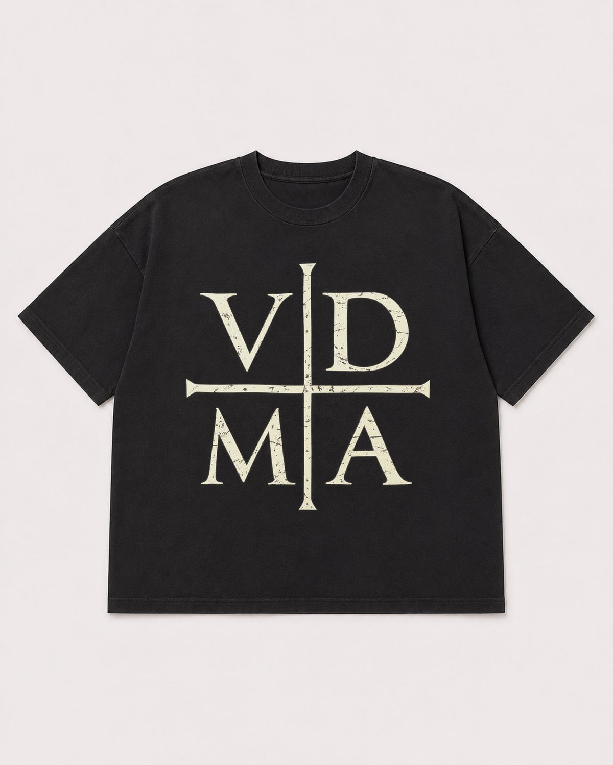 Mockup Boxy Heavyweight Tee Black product