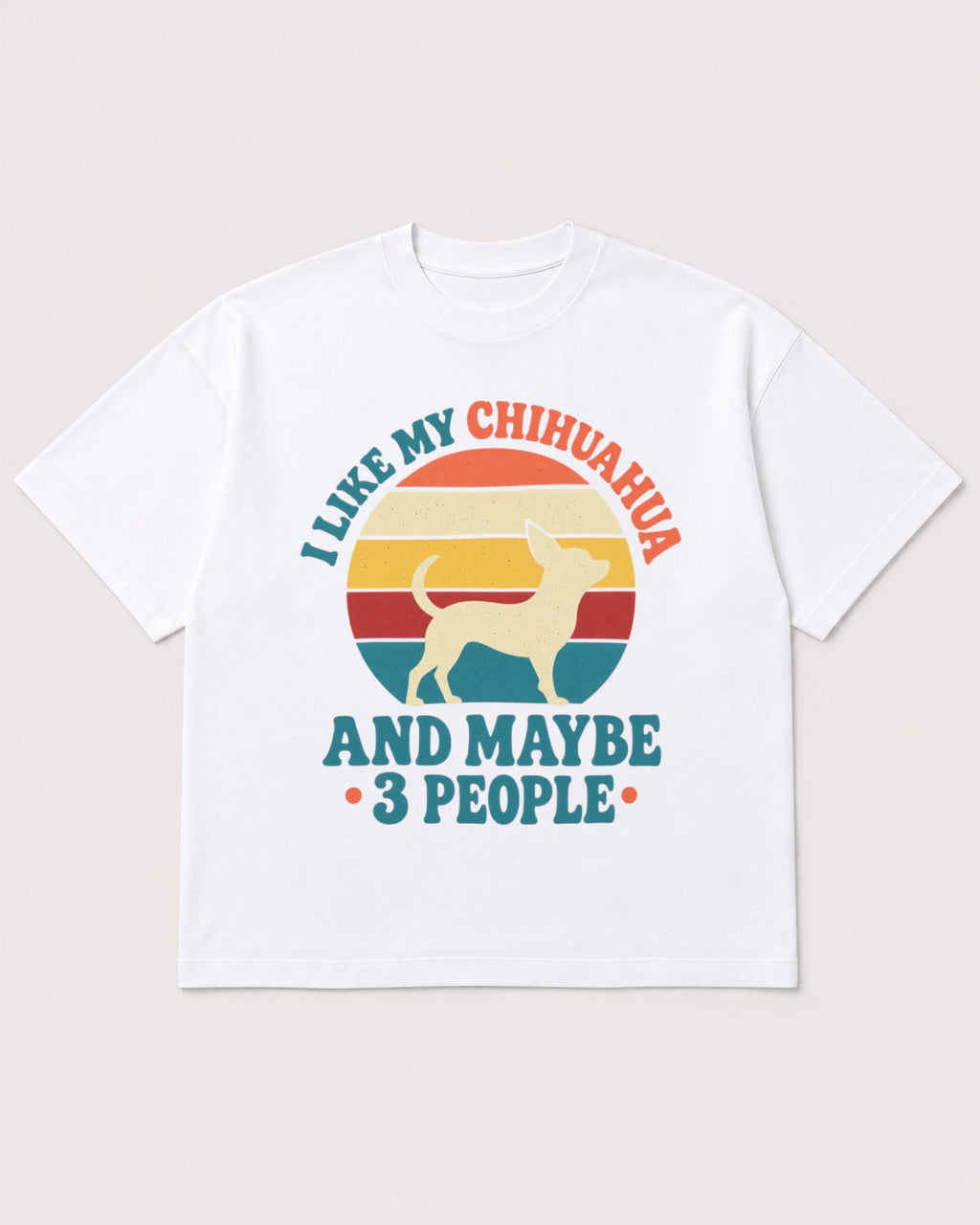 Mockup Boxy Heavyweight Tee White product