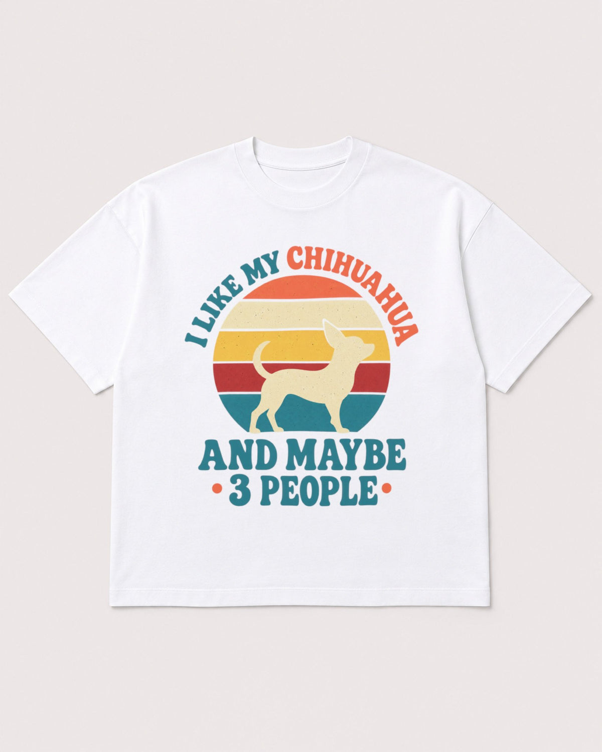 Mockup Boxy Heavyweight Tee White product