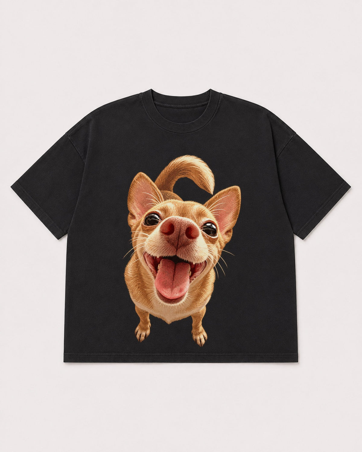 Mockup Boxy Heavyweight Tee Black product
