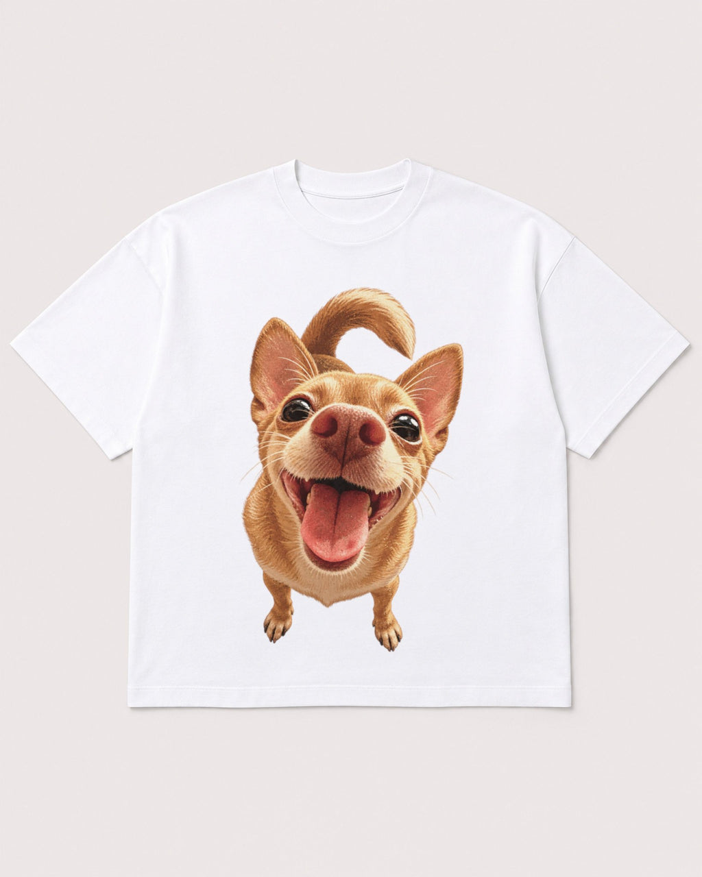 Mockup Boxy Heavyweight Tee White product