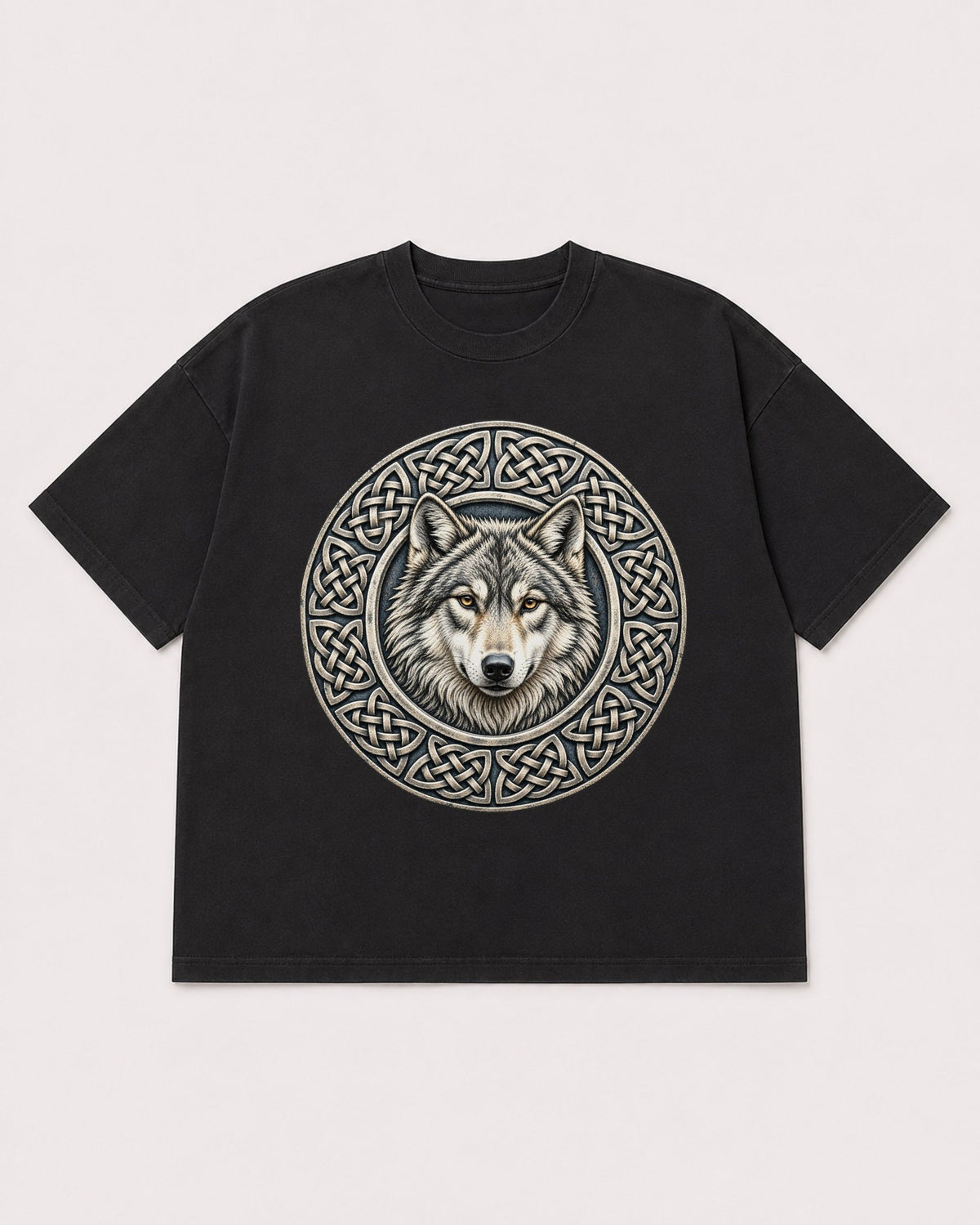 Mockup Boxy Heavyweight Tee Black product