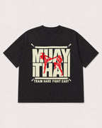 Mockup Boxy Heavyweight Tee Black product