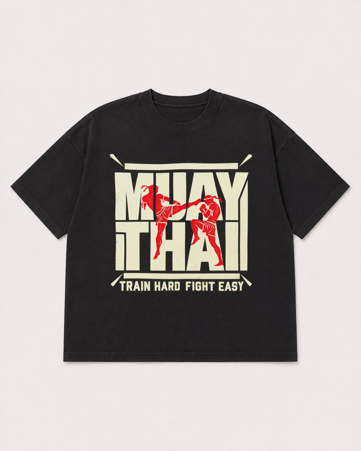 Mockup Boxy Heavyweight Tee Black product
