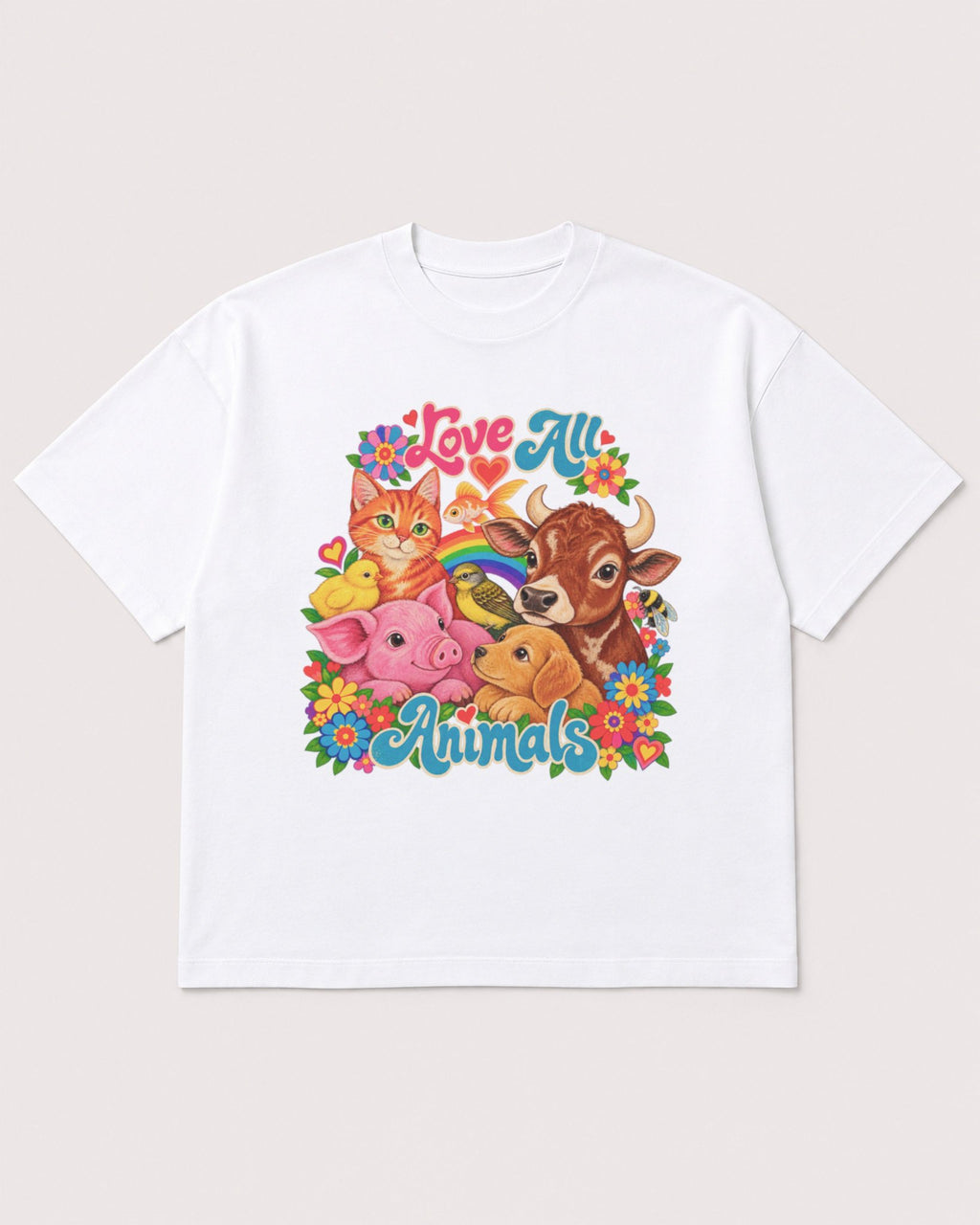 Mockup Boxy Heavyweight Tee White product