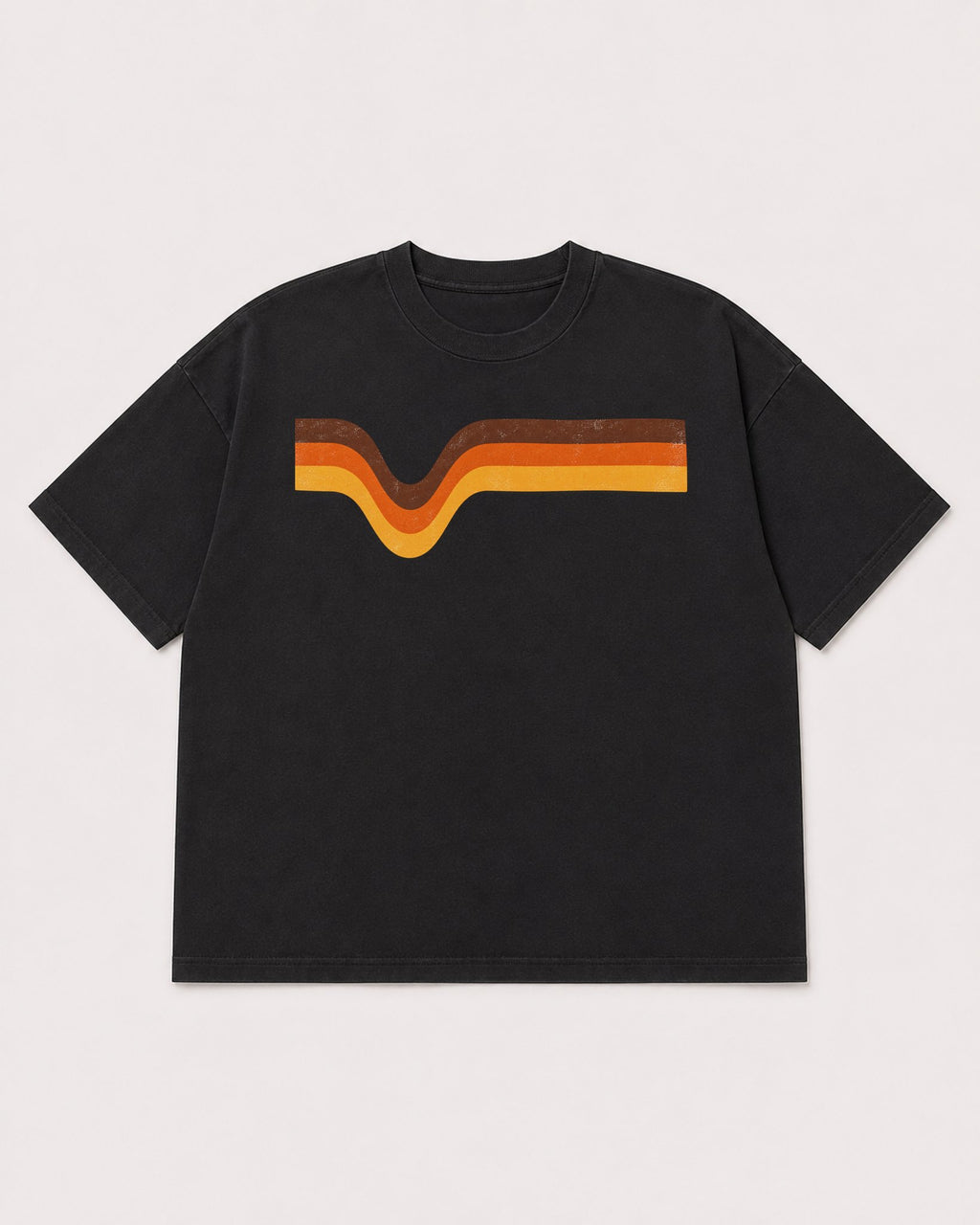 Mockup Boxy Heavyweight Tee Black product