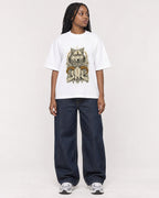 Mockup Boxy Heavyweight Tee White female full-body 04