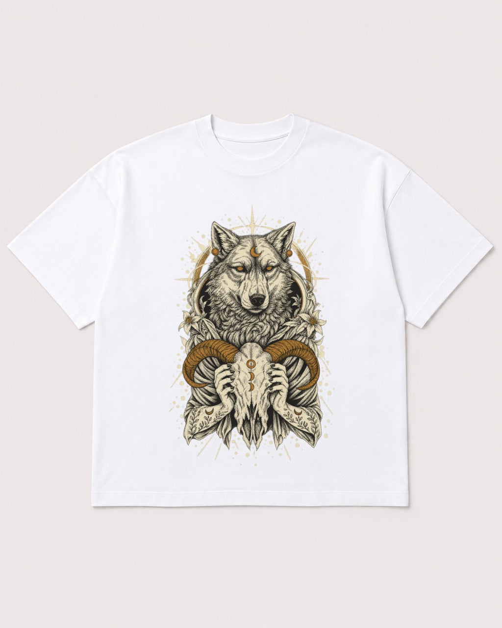 Mockup Boxy Heavyweight Tee White product