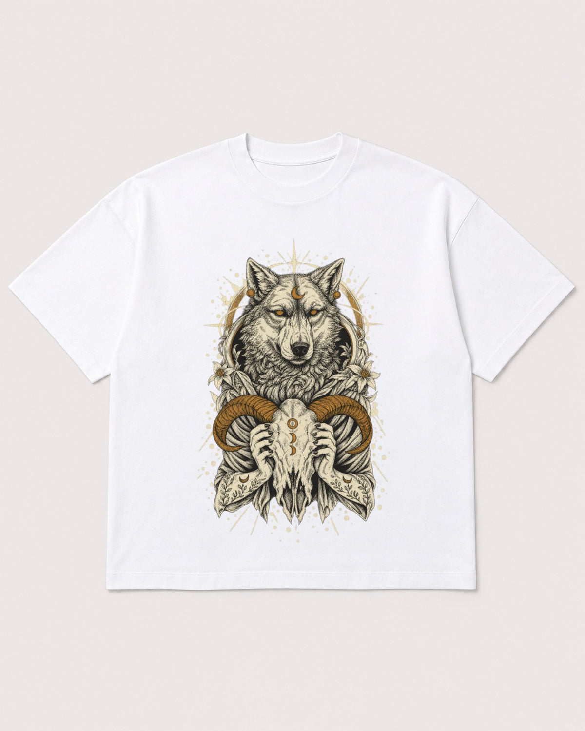 Mockup Boxy Heavyweight Tee White product