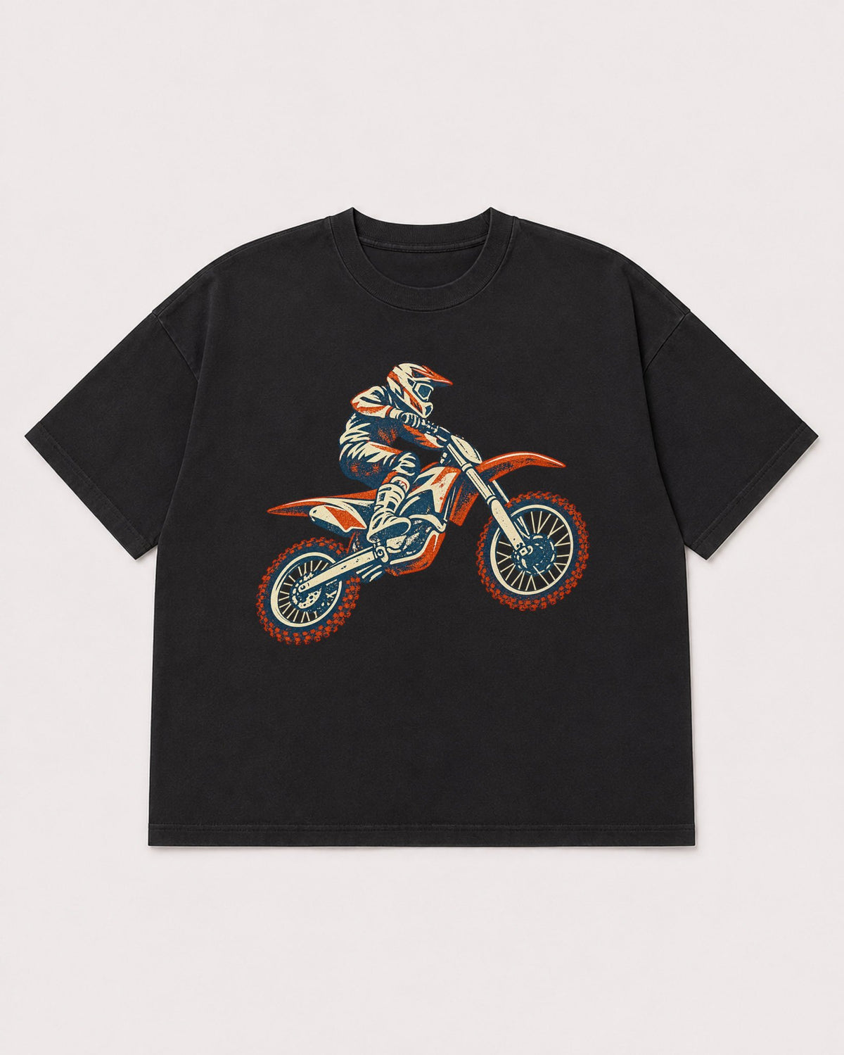 Mockup Boxy Heavyweight Tee Black product